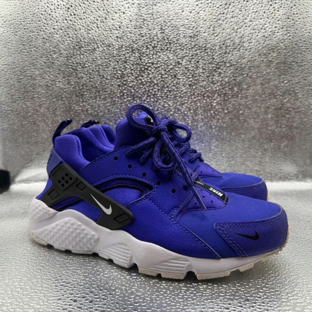 Size 4Y Nike Air Huarache Run GS Kids Blue Excellent Hyper Royal 909143-402